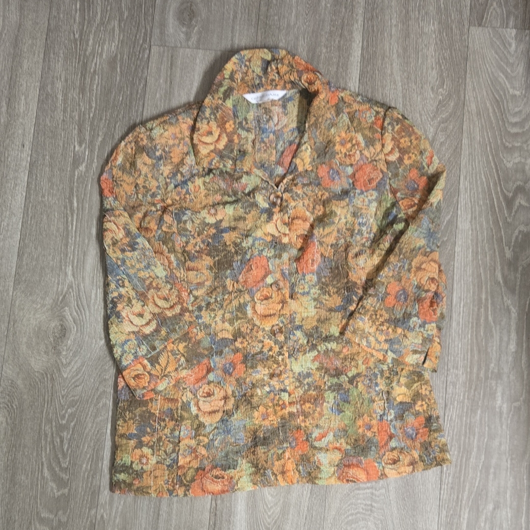 Vintage Floral Button Down Shirt